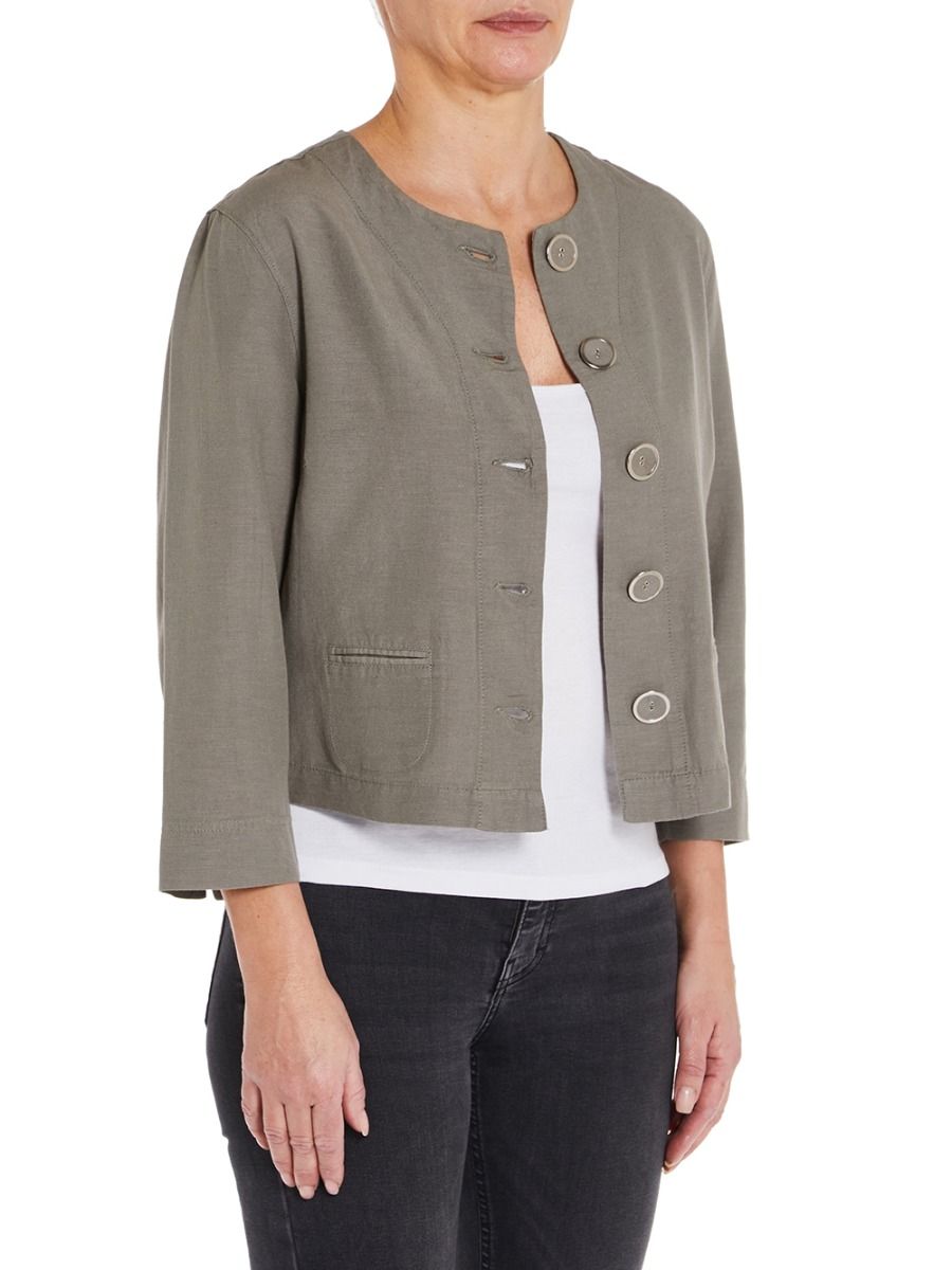 【2plan】Joy button mohair crop jacket Designer fashion, Seoul-fully created | W Concept