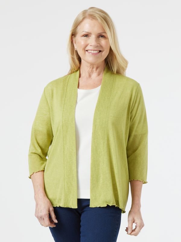 Green cardigans and shrugs online