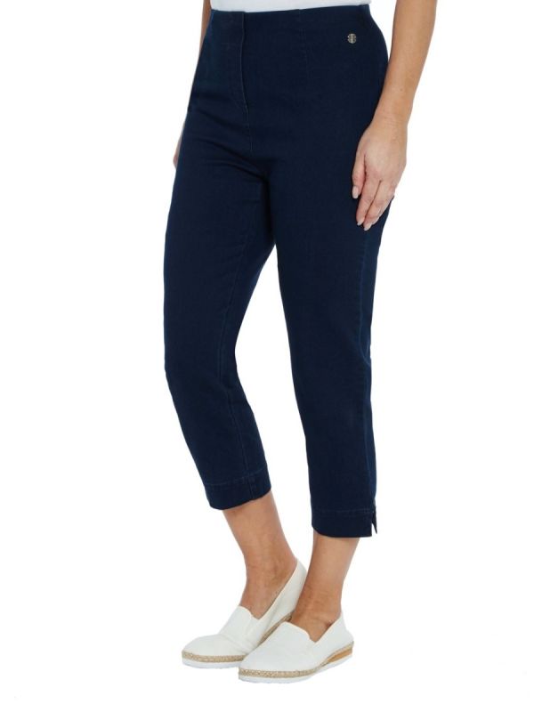 PennyPlain Cropped Jeggings Denim