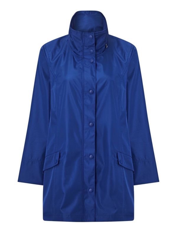 Royal blue raincoat store