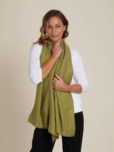 PennyPlain Super Soft Scarf - Olive