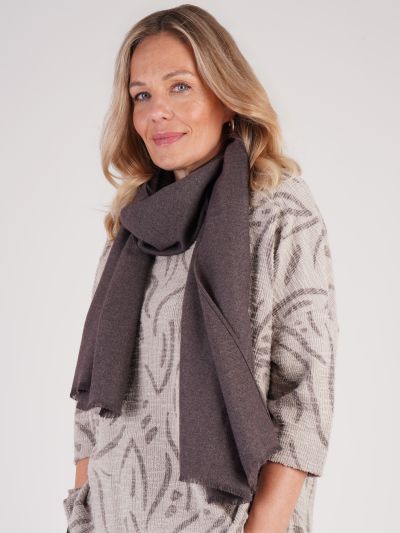 PennyPlain Super Soft Scarf - Dark Latte