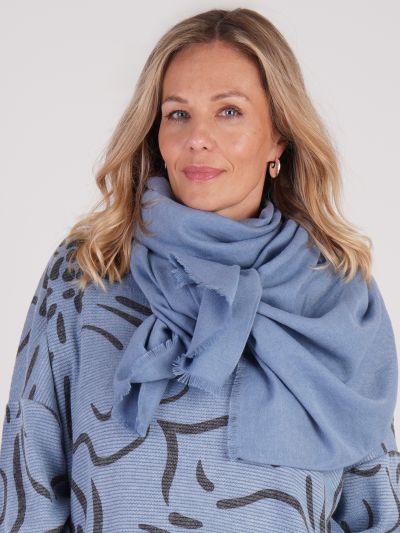 PennyPlain Super Soft Scarf - Chambray