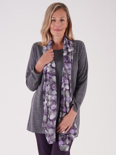 PennyPlain All Over Print Scarf - Flint
