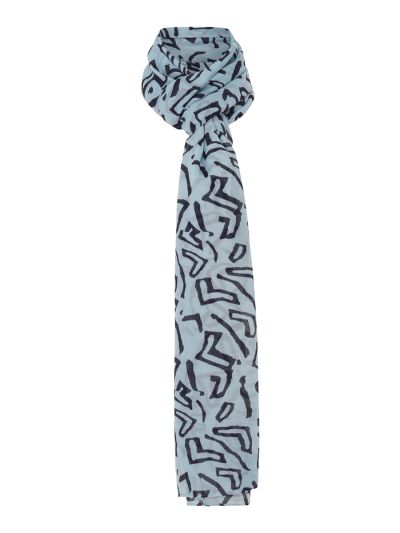PennyPlain All Over Print Scarf - Glacier