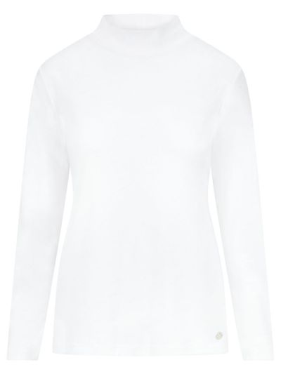 PennyPlain High Neck Top - White