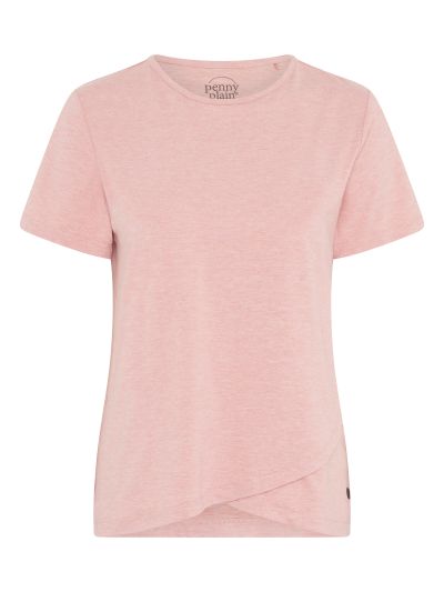PennyPlain Athleisure Crossover Flow Top - Dusk