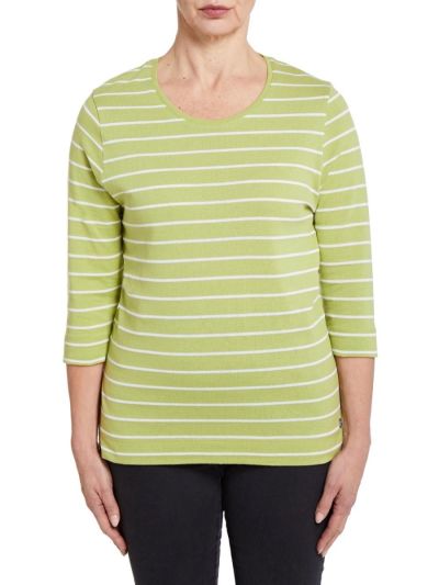 PennyPlain Striped Top - Kiwi