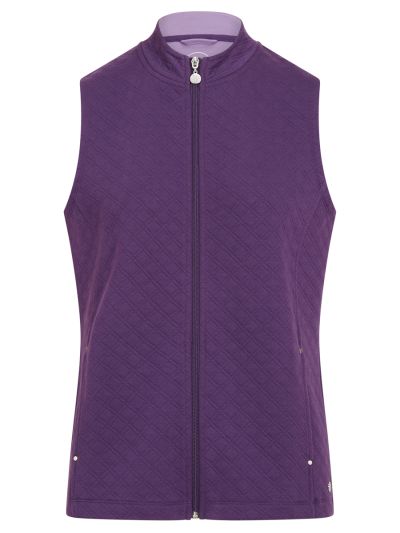 PennyPlain Gilet - Mulberry