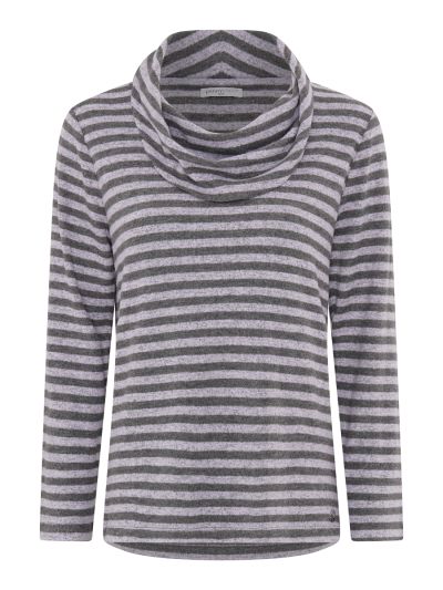 PennyPlain Supersoft Cowl Neck Top - Lilac