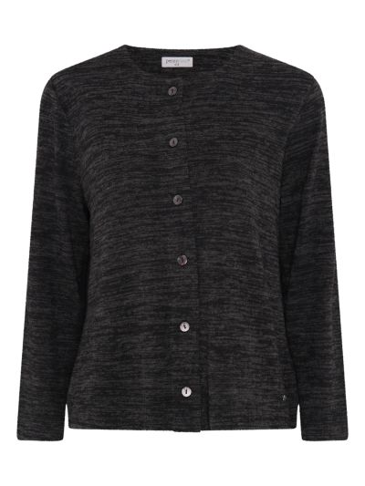 PennyPlain Long Sleeve Cardigan - Charcoal