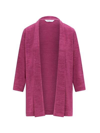 PennyPlain Long Line Cardi - Magenta