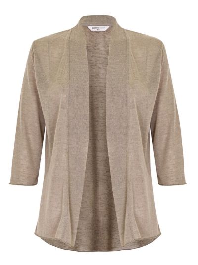 PennyPlain Open Front Shrug - Sage