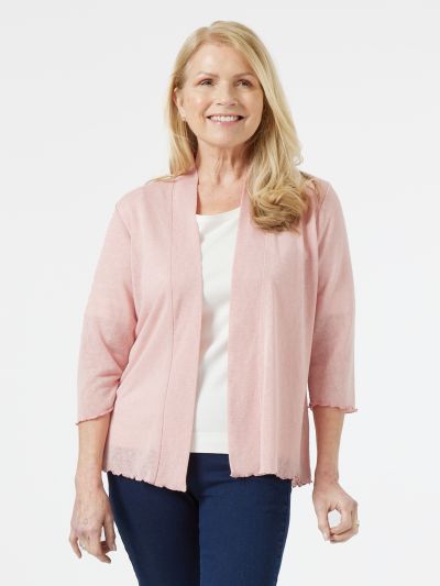 PennyPlain Open Front Shrug - Dusk