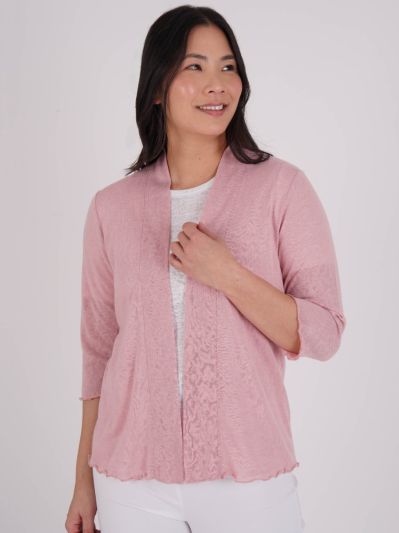 PennyPlain Open Front Shrug -  Dusk