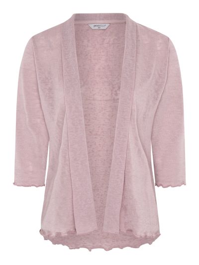 PennyPlain Open Front Shrug - Cloud