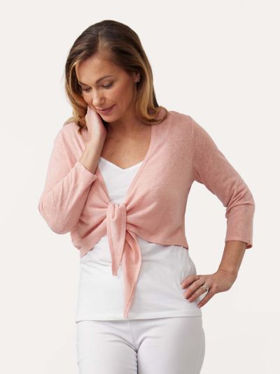 PennyPlain Shrug Tie Front - Dusk