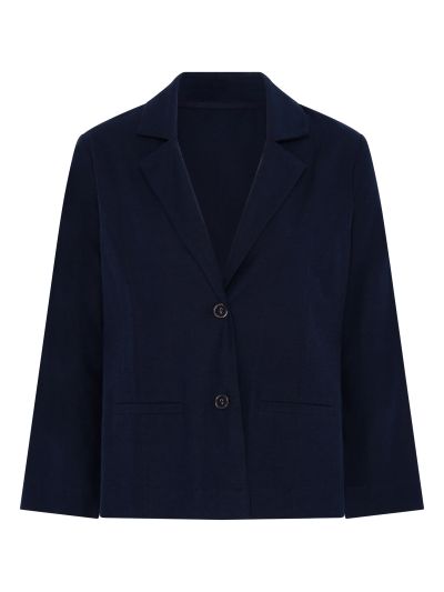 PennyPlain Collar Jacket - Navy