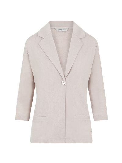 PennyPlain Front Button Jacket - Cloud