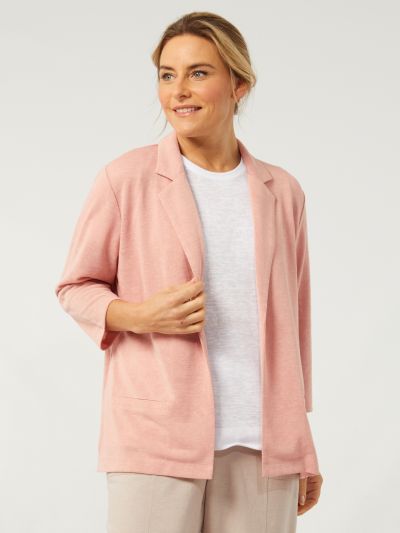 PennyPlain Front Button Jacket - Blossom