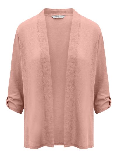 PennyPlain Roll Up Sleeve Cardigan - Dusk