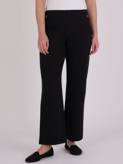 PennyPlain Wide Leg Joggers - Black