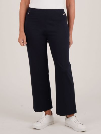 PennyPlain Wide Leg Joggers - Navy