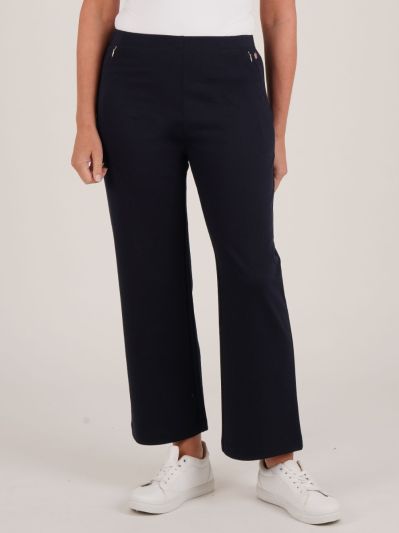 PennyPlain Wide Leg Joggers - Navy