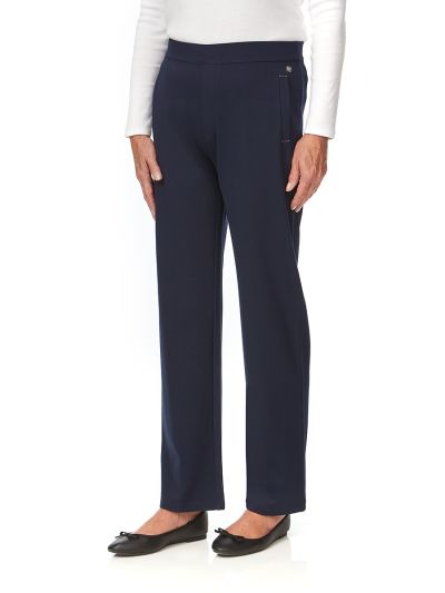PennyPlain Wide Leg Treggings - Navy Short