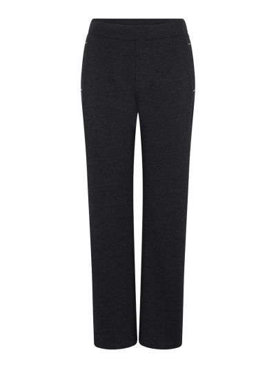 PennyPlain Wide Leg Treggings - Charcoal Short