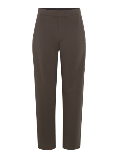 PennyPlain Wide Leg Tregging - Dark Sage Short