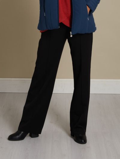 PennyPlain Pleated Trousers - Black