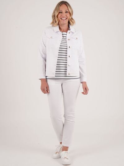 PennyPlain 5 Pocket Jeans - White