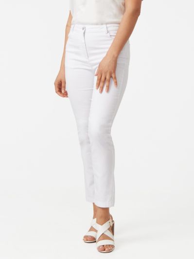 PennyPlain 5 Pocket Jeans - White Short