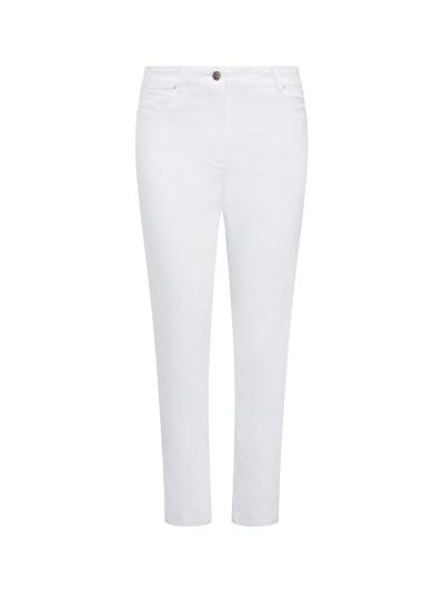 PennyPlain 5 Pocket Jeans - White Short