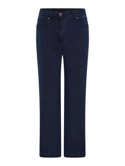 PennyPlain 5 Pocket Wide Leg Denim - Denim Wash Short