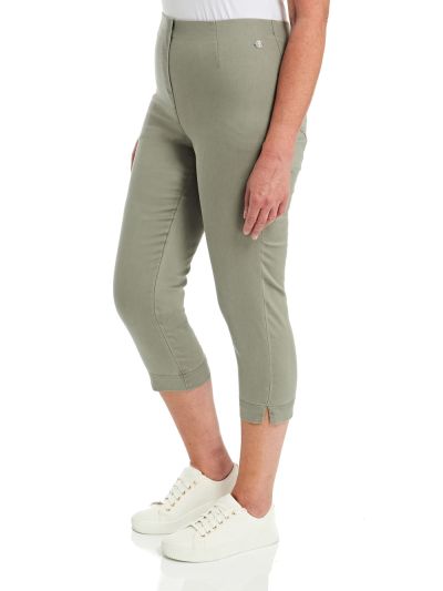 PennyPlain Cropped Jeggings - Sage