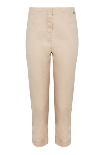 PennyPlain  Stone Twill Cropped Trousers