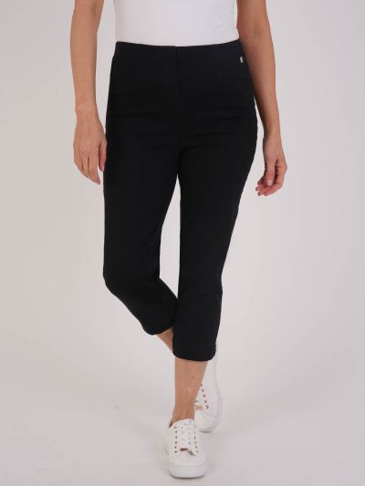PennyPlain Cropped Jeggings - Black Wash