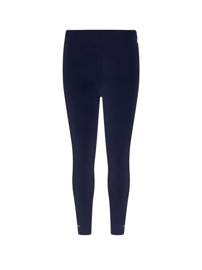 PennyPlain Cropped Bengaline Trousers - Navy