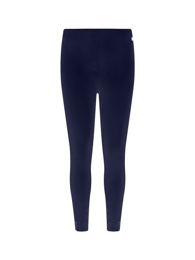 PennyPlain Cropped Bengaline Ankle Grazer Trousers - French Navy