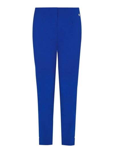PennyPlain Cropped Bengaline Trousers - Royal