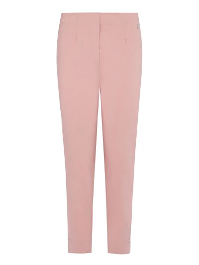 PennyPlain Cropped Bengaline Trousers - Dusk