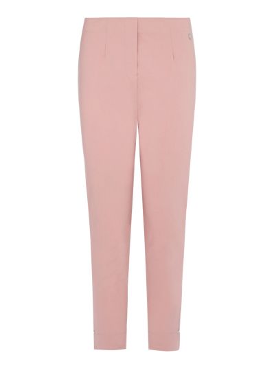 PennyPlain Cropped Bengaline Capri Trousers - Dusk