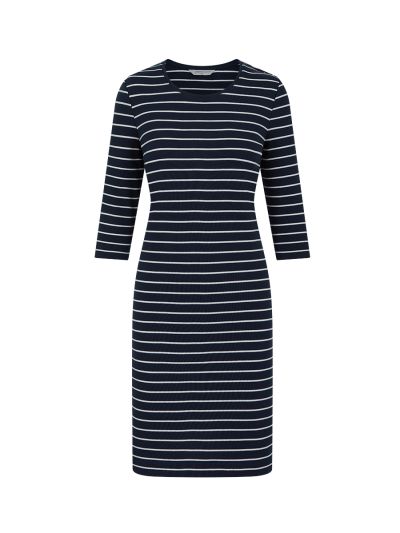 PennyPlain Striped Dress - French Navy
