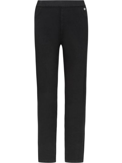 PennyPlain Pull On Jeans - Black Wash Short