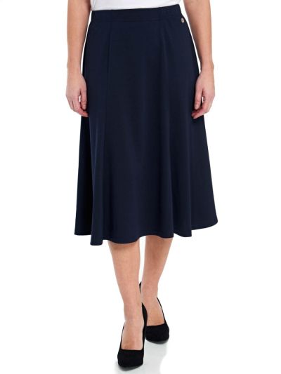 PennyPlain Panelled Skirt - Navy