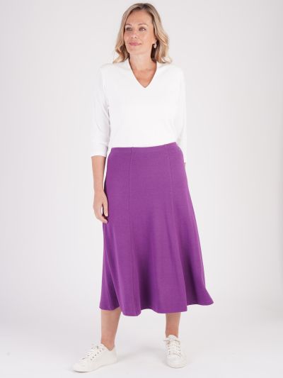 PennyPlain 6 Panel Skirt - Amethyst