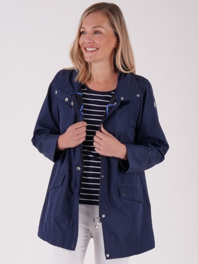 PennyPlain Raincoat - French Navy