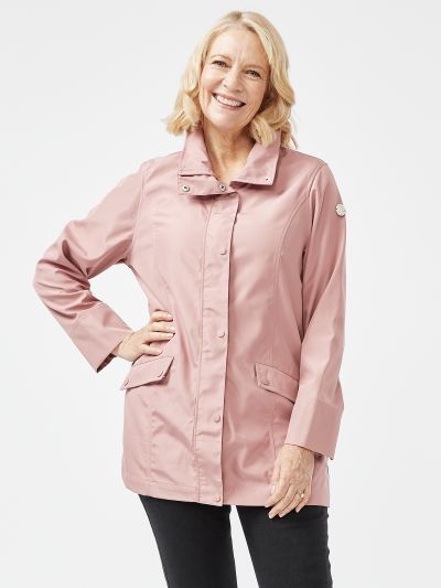 PennyPlain Raincoat - Carnation